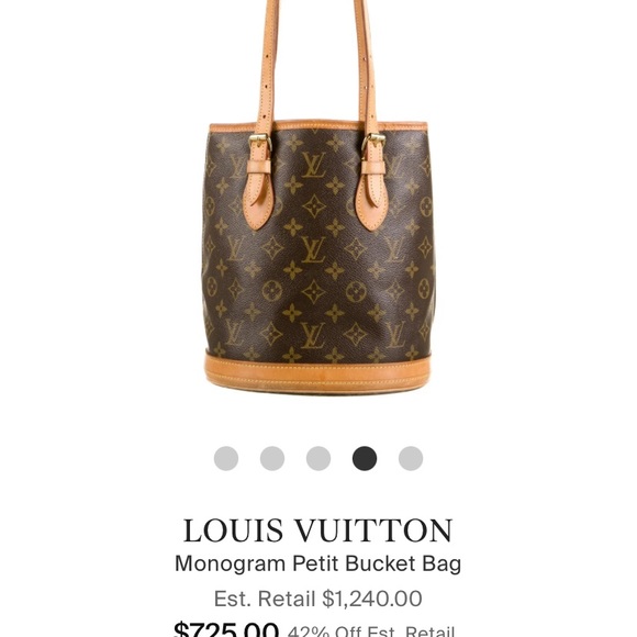Louis Vuitton Monogram Bucket Bag - Picture 4 of 10
